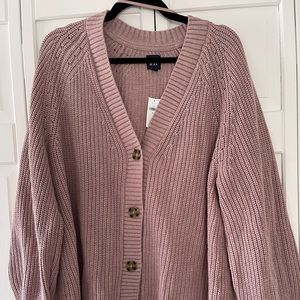 Gap soft pink cardigan